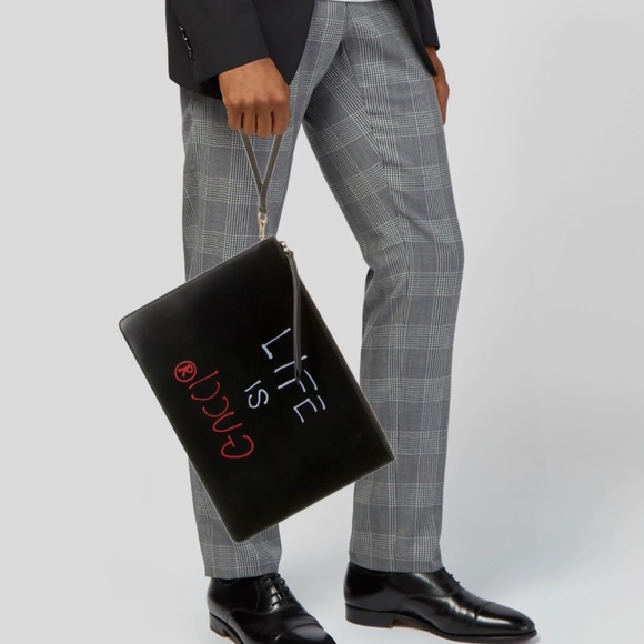 👑✅PRICE FIRM✅ AUTHENTIC Calfskin Life is Gucci Clutch - Picture 15 of 17